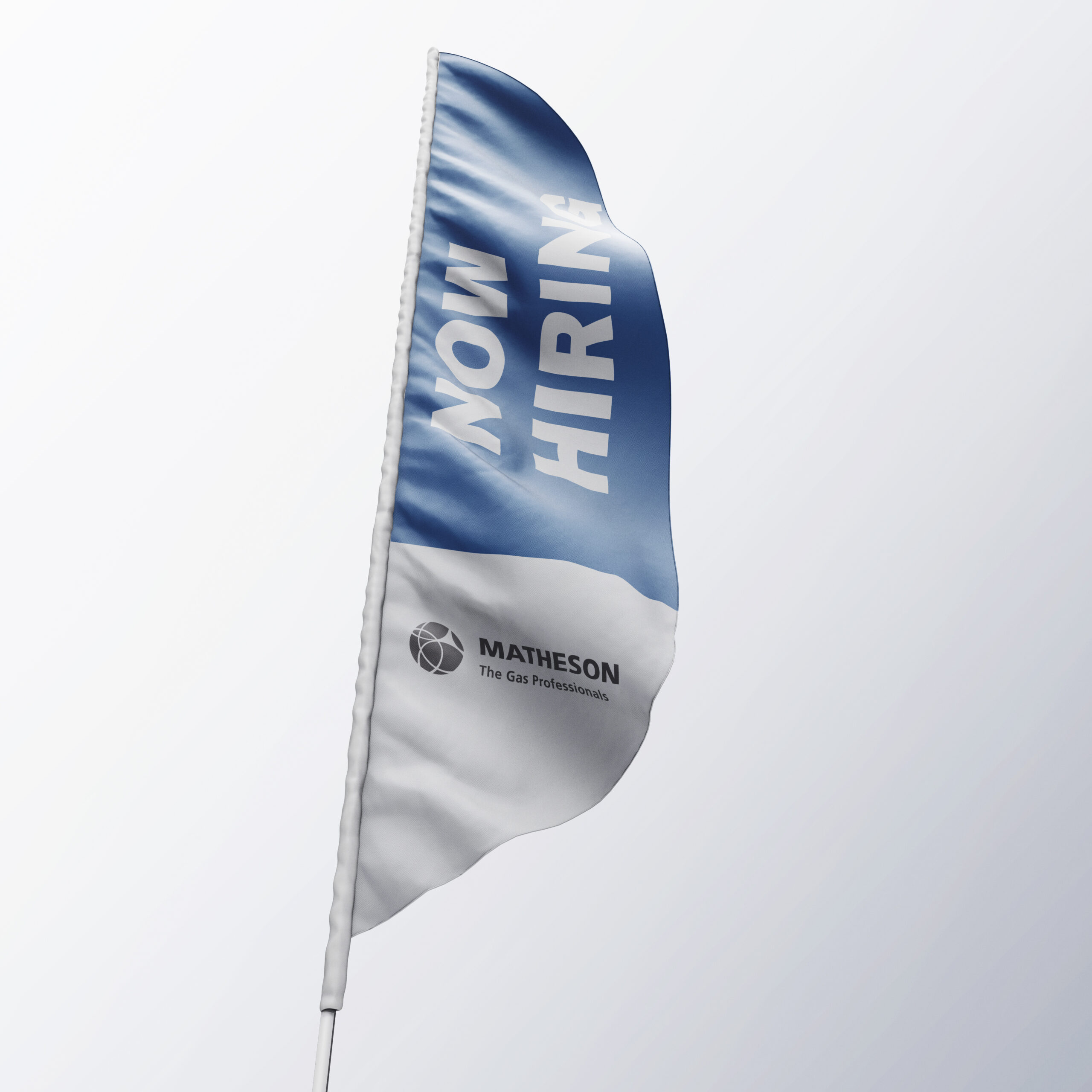 now hiring - feather flag