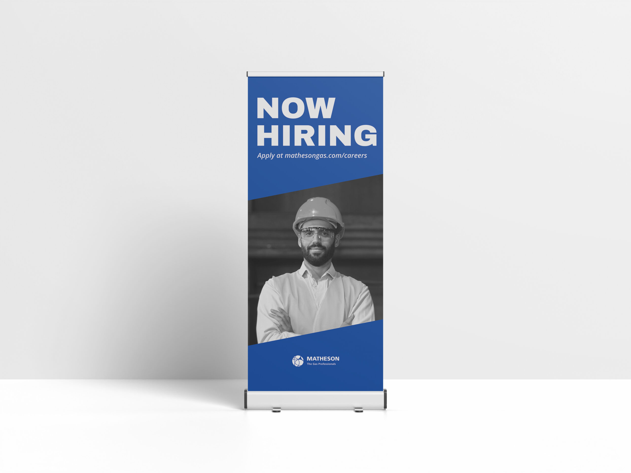 now hiring - floor banner
